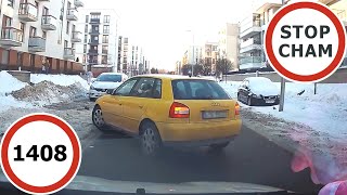 Stop Cham #1408 - Niebezpieczne i chamskie sytuacje na drogach