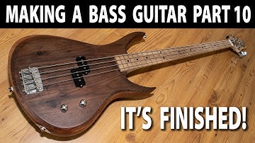 Making A Highline Bass Guitar Part 10: Leveling The Frets