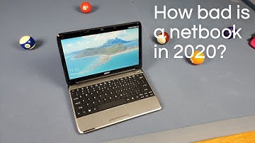 I Got the Acer Aspire One Netbook in 2020