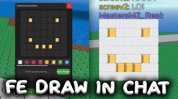 FE Draw in Chat V2 Script Showcase - ROBLOX EXPLOITING