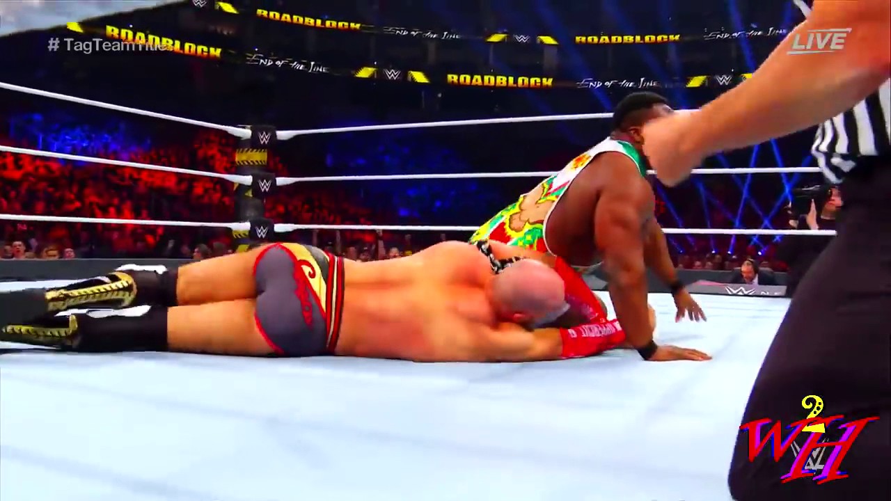 Cesaro & Sheamus Vs The New Day Roadblock  End Of The Line Highlights