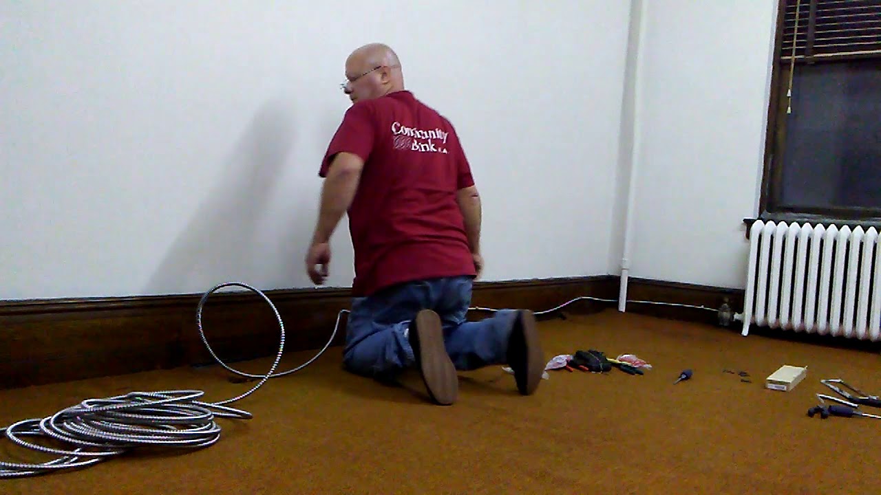 Mc cable installation in a commercial building YouTube