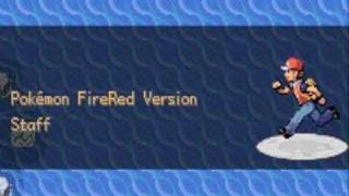 Strange Credits Glitch in Pokémon Firered