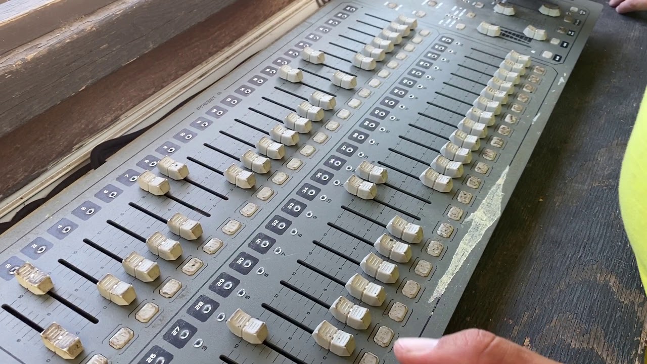 SHOWMASTER 48 SHOW TEC SETTING DMX LIGHT SCENE TUTORIAL ITALIANO