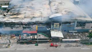 Drone footage shows NCCC Mall fire aftermath