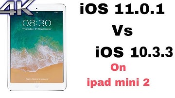 iOS 11.0.1 vs iOS 10.3.3 on iPad mini 2 speed test | Geekbench Test
