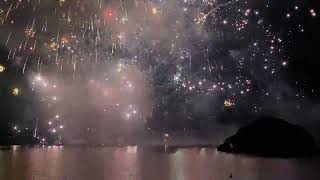 Spectacular Japanese Fireworks Finale! Incredible Hanabi Star Mine Over the Water