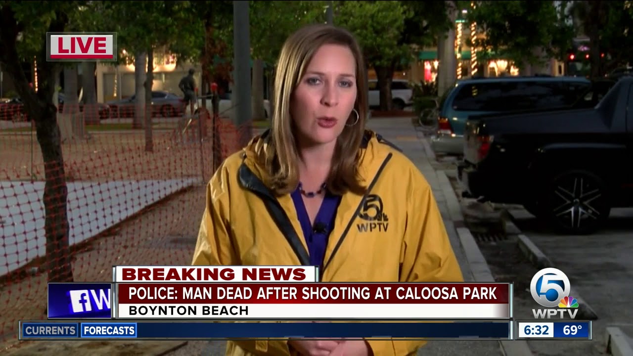 Man shot dead at Caloosa Park in Boynton Beach - YouTube