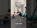 SL Bent Over Reach with Medicine Ball