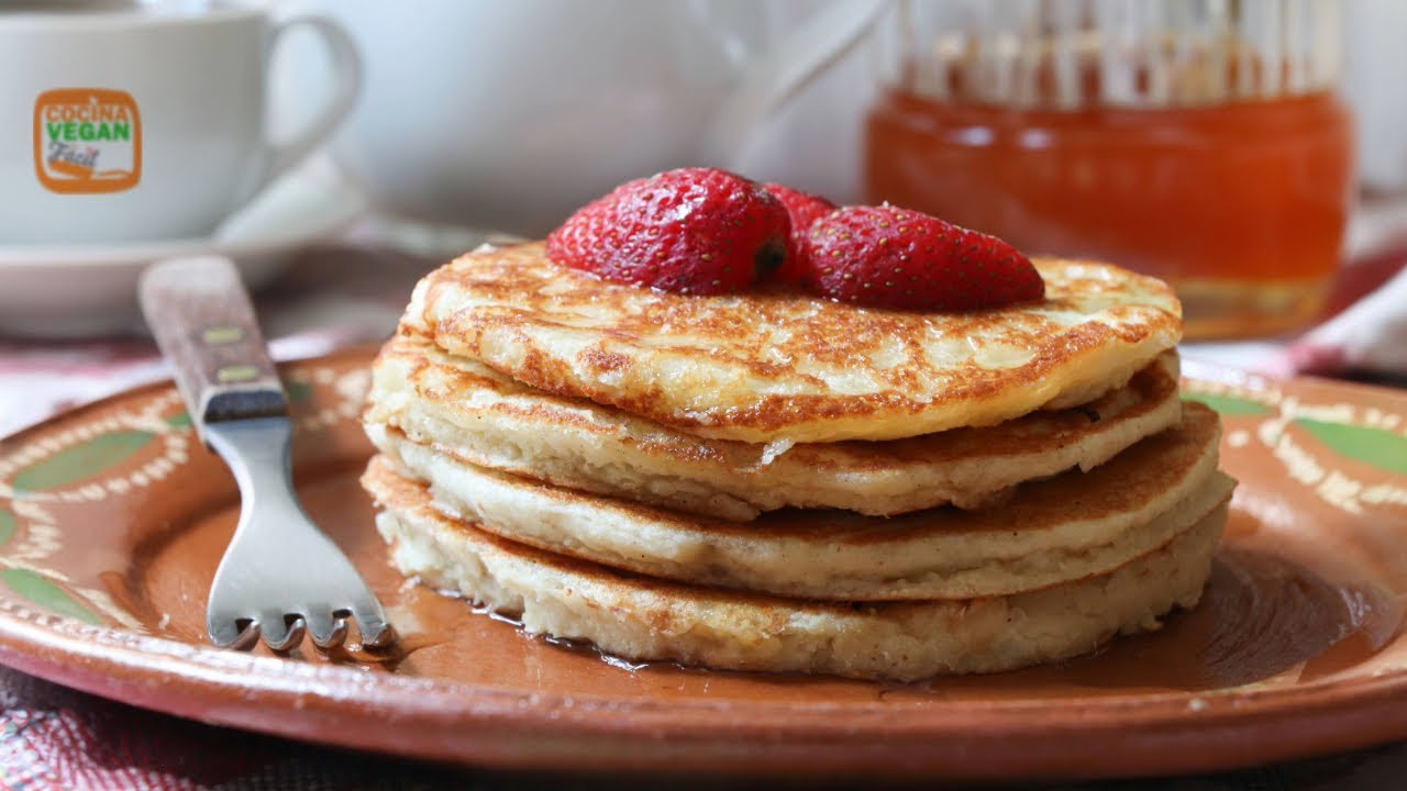 ¿SIN GLUTEN? ¡Estos Hotcakes de elote son la solución deliciosa! Sin harina🌽👌 #receta #plantbased
