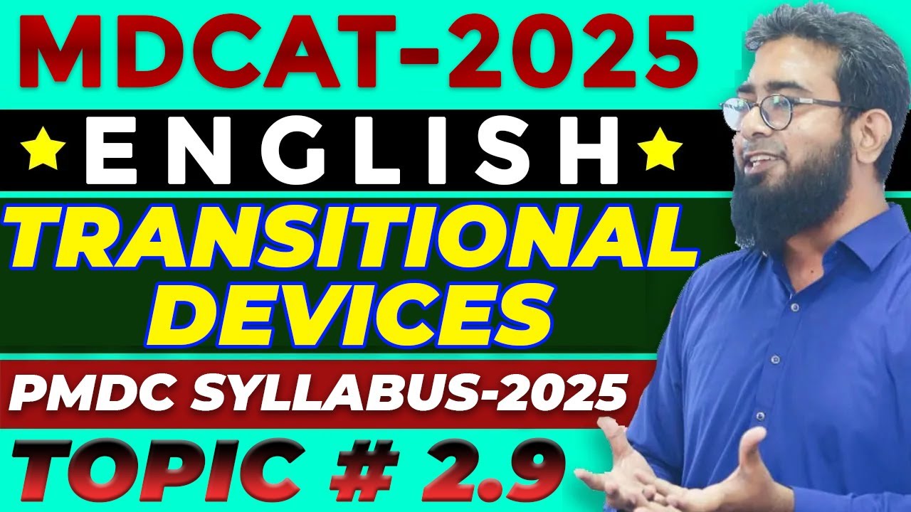 MDCAT-English-2025 | Transitional Devices | Important MCQs