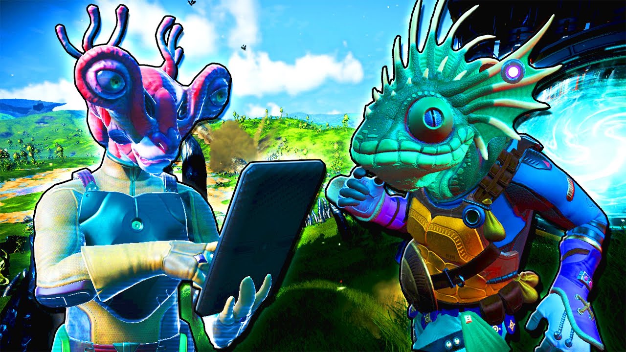 I Rescued A Stranded Lifeform in No Man's Sky - YouTube