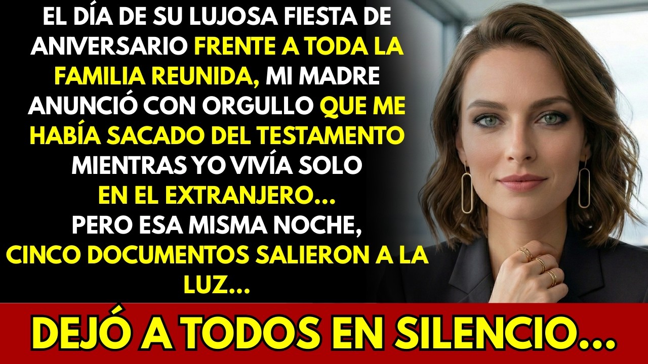 Mi madre me sacó del testamento mientras yo vivía en el extranjero — 5 documentos la destruyeron...