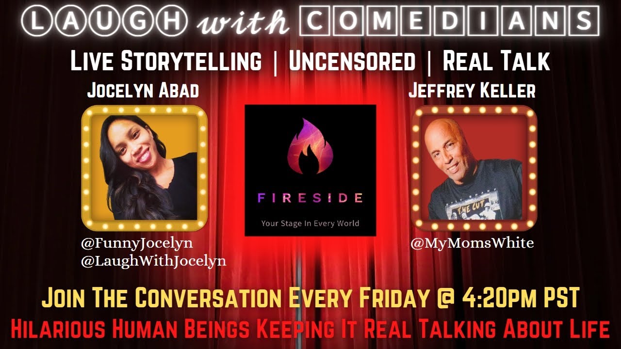 #1 Laugh w/ Comedians | Live Uncensored Jocelyn Abad (@FunnyJocelyn) & Jeffrey Keller (@MyMomsWhite)