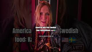 American wife tries Swedish food: Kantarelltoast 🇺🇲🇸🇪
