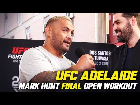 Mark Hunt's Final Ever UFC Open Workout | UFC FIGHT NIGHT ADELAIDE