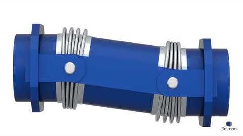 How DOUBLE HINGED EXPANSION JOINTS absorb movements