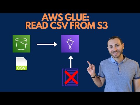 AWS Glue: Read CSV Files From AWS S3 Without Glue Catalog