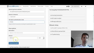 Localbitcoins to Wallet Transfer