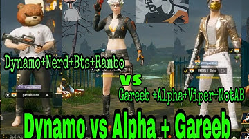 dynamo gaming || Nerd gaming VS Alpha Clasher || Gareeb