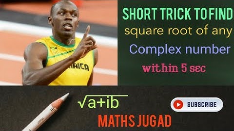 complex number square trick| for NDA,Airforce || short trick to find square root of complex number