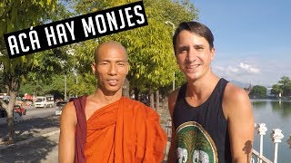 Un MONJE nos pidió una SELFIE!!😂 | Un día en Mandalay, Myanmar