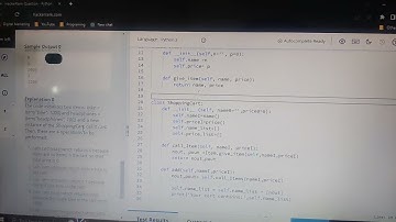 hackerrank shopping cart problem answer for python basic certification | hackerrank answers