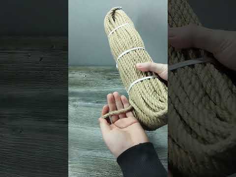 Канат джутовый (длина 50 метров Ø 8 мм), видео 1