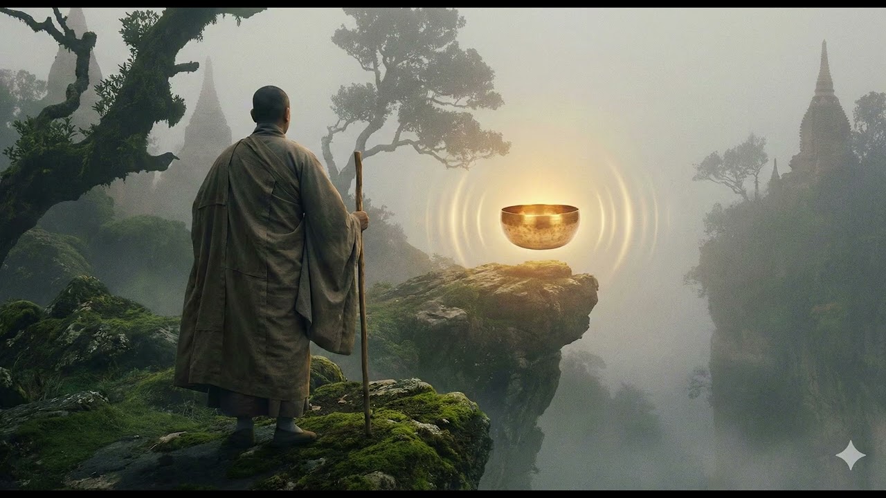 [명상 음악] 한 치 앞이 안 보일 때, 이 소리를 잡으세요. 안개 속 방황을 멈추는 싱잉볼 불교 명상