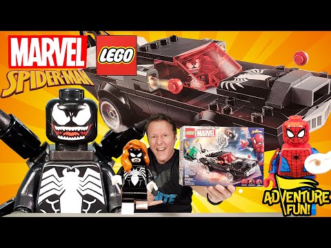 Lego Marvel Spider-man Vs Venom Muscle Car Adventurefun Toy Review!