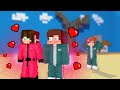 JJ and the JJ`s Girl PINK SOLDIER - Love Triangle - Squid Game minecraft animation.
