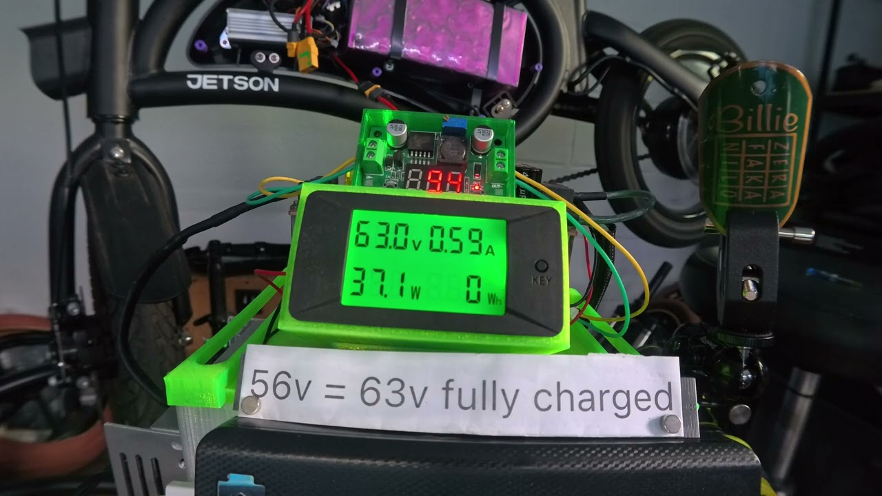 Jetson Bolt Pro Speed Hacked controller, stock motor @ 56v