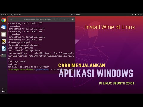 Video: Cara Memasang Wine Di Linux