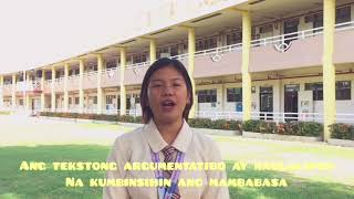 TEKSTONG ARGUMENTATIBO BY SPECIAL FORCES ( 11-g)