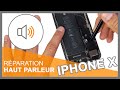 Module haut parleur du bas iPhone X