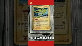 💸 Jolteon just sold for £22,885.96 on eBay! #Pokemon #shorts