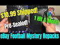 Some Good Value Out of This $10.99 eBay Football Sealed Mystery Repack! 1 Hit Per Pack &amp; More!