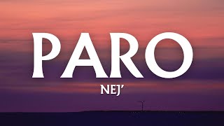 Nej - Paro Lyrics