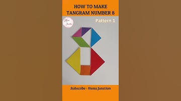 Tangram Number 8️⃣ #shorts #shortsfeed #tangram #tangrampuzzle #tangramshapes #hemsjunction