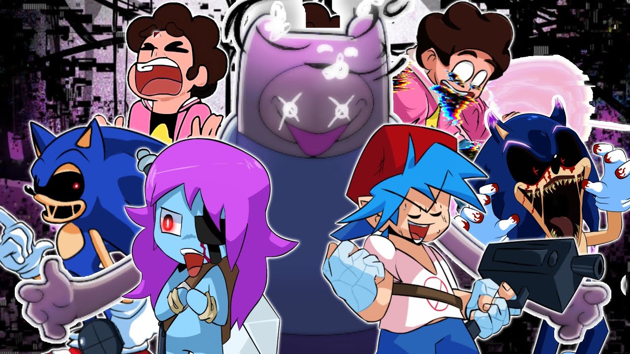 Come Along With Me But Everyone Sings it HD 🎤🎶 (FNF Pibby Apocalypse)