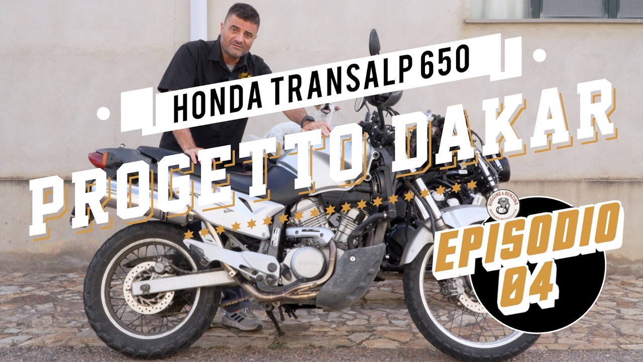 Sostituire i cuscinetti sterzo di una Honda Transalp 650 - Progetto Rally Dakar