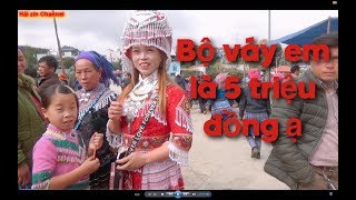 Hải Zin|Thiếu nữ Hmong làm loạn phiên chợ | Thu hút hàng nghìn ánh mắt với Bộ Trang phục Bạc TRIệu