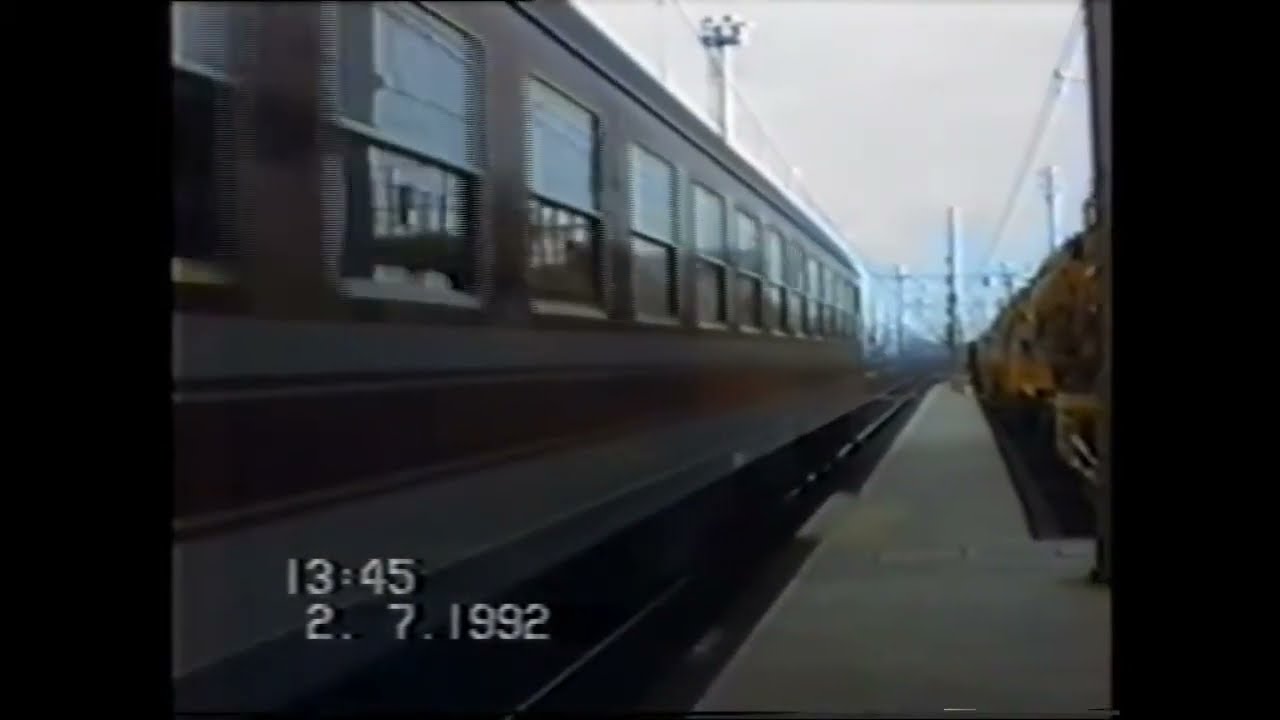 Treni internazionali a Città della Pieve anni '90 parte 2- Internationale Züge Italien teil 2