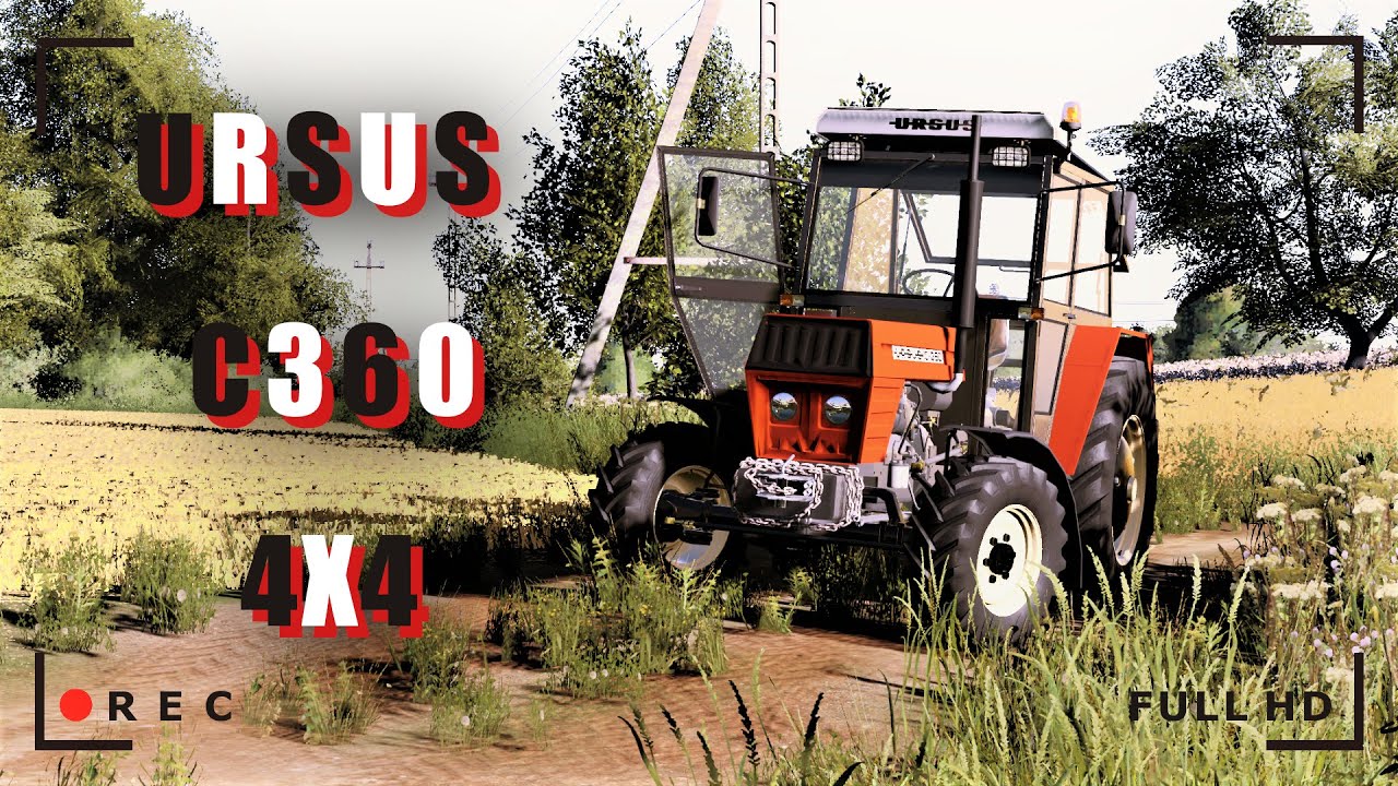 Nowy Ursus C360 4x4 Test Napedu Nowa Bruzda Fs19 Zeton Youtube