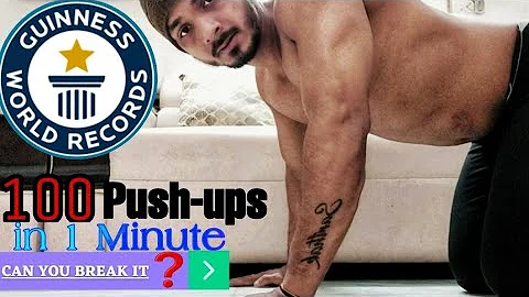 MAXIMUM PUSH-UPS IN 1 MINUTE | RECORD PUSH-UPS | S...