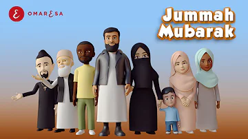 Omar Esa - Jummah Mubarak Nasheed | 3D Islamic Cartoon