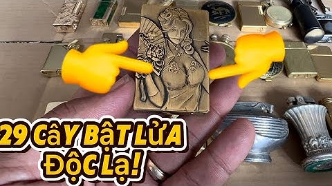 Bật lửa độc lạ _ Bật lửa xăng đá _ Bật lửa cổ . Tối 14/8 #đồcổcầnthơ #batluaco #batluadocla 