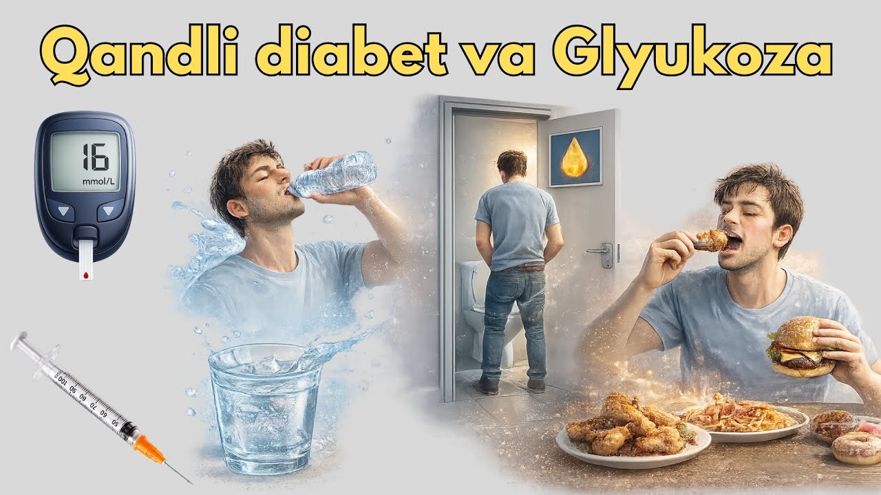 Qandli diabet va glyukoza | Insulin gormoni | Glyukozaning normal miqdori