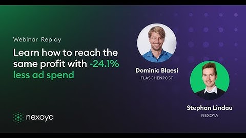 Replay Flaschenpost Webinar – Learn how to reach the same profit with -24.1% less ad spend