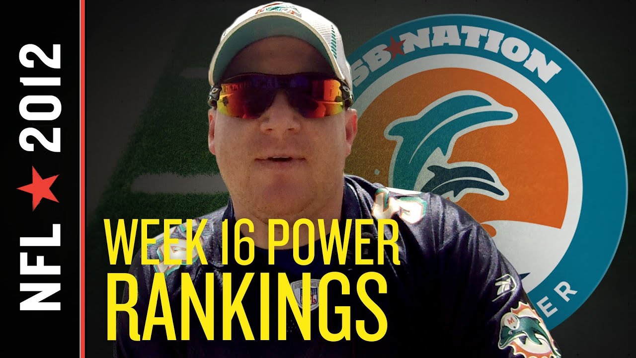 The Phinsider NFL Week 16 Power Rankings YouTube